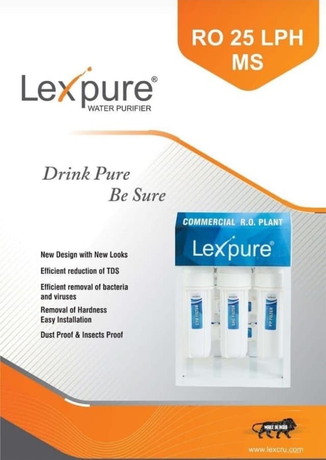 Inline sediment and carbon filters for RO maintenance